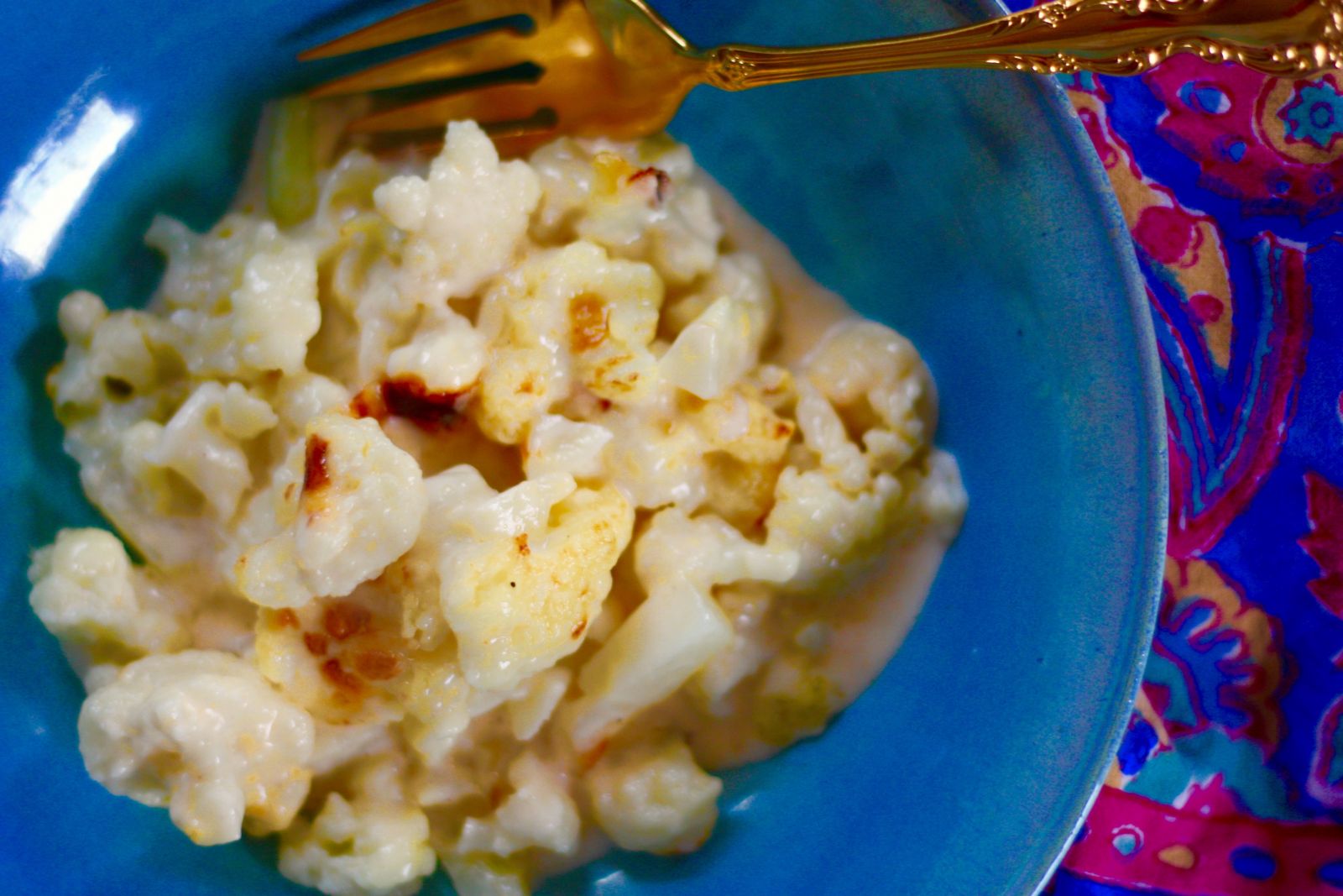 Cheesy Baked Cauliflower Recipe